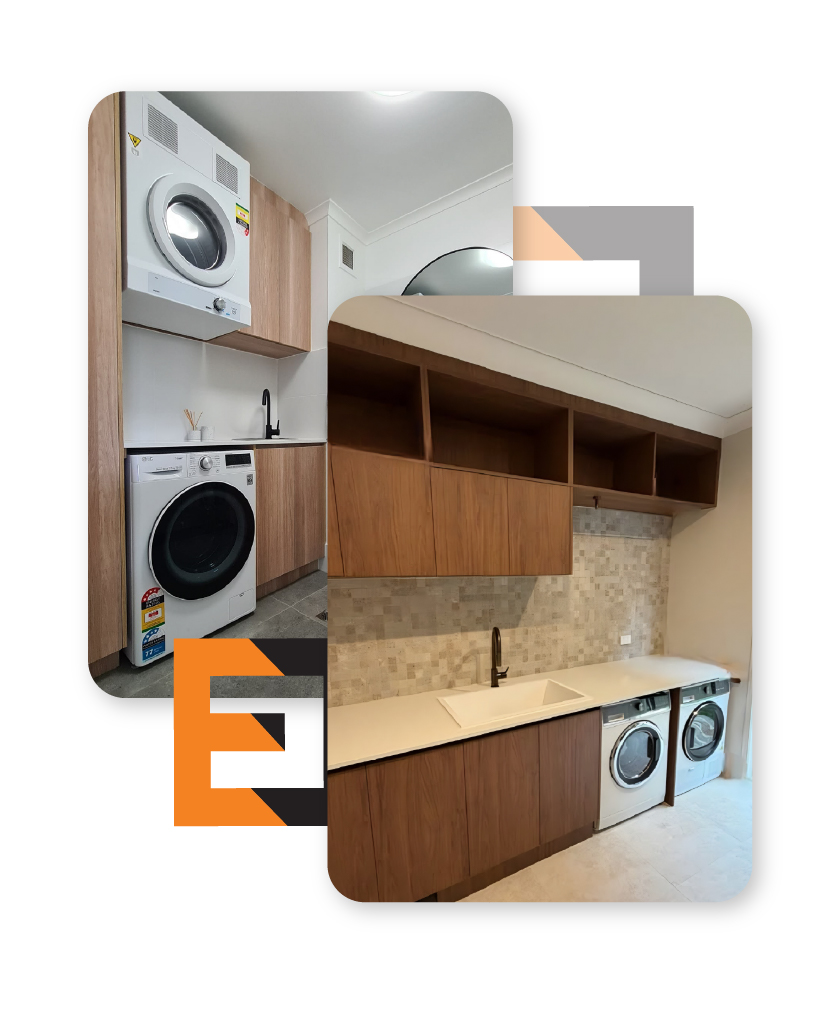 graphic main cabinet making laundry